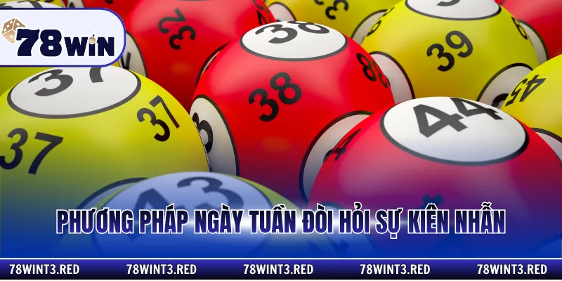 Phương pháp ngày tuần đòi hỏi sự kiên nhẫn